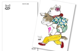書籍『ヒグチユウコ ボリス カードブック』猫のボリスが主役！新作入り全24作品のポストカード