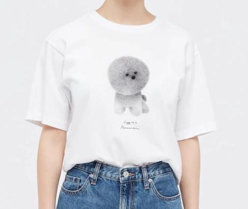 「一目惚れ」「可愛い」ユニクロの「アニマルTシャツ」今なら990円だよ〜。