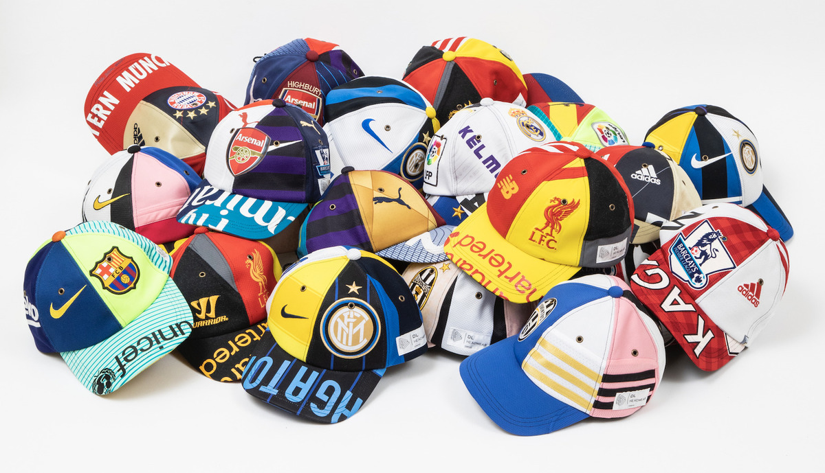 サッカー強豪クラブチームのユニフォームをリメイク-“唯一無二のヘッドウェア”を限定発売-DL Headwear
