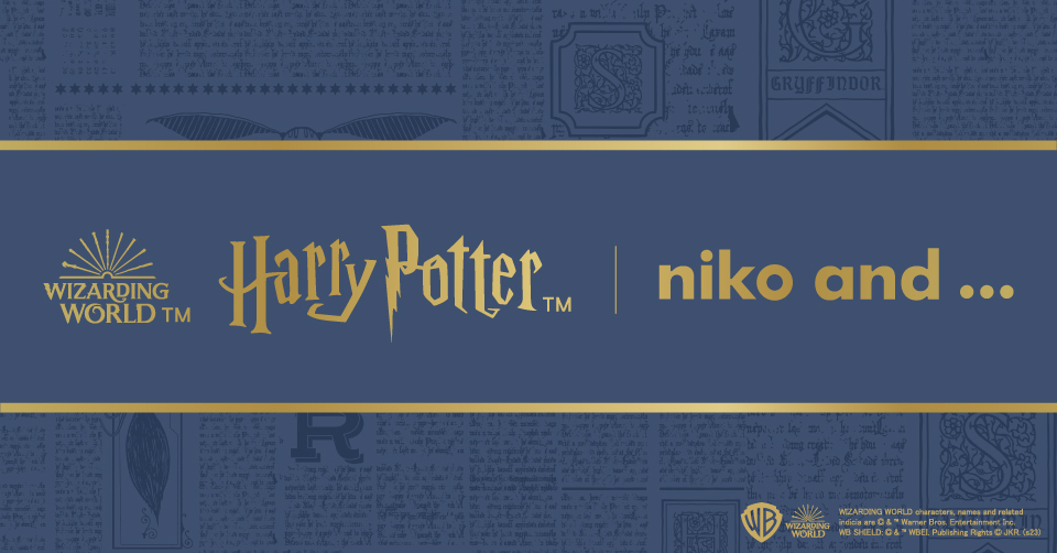 niko and …が「ハリー・ポッター」シリーズと初コラボ! 8月3日より先行予約販売
