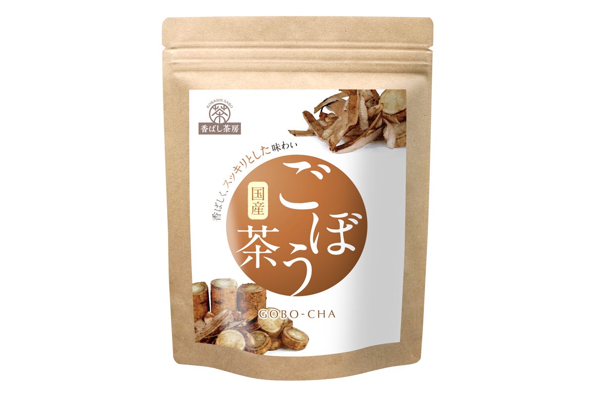 香ばし茶房に九州産のごぼうを使用した健康茶「ごぼう茶」が登場