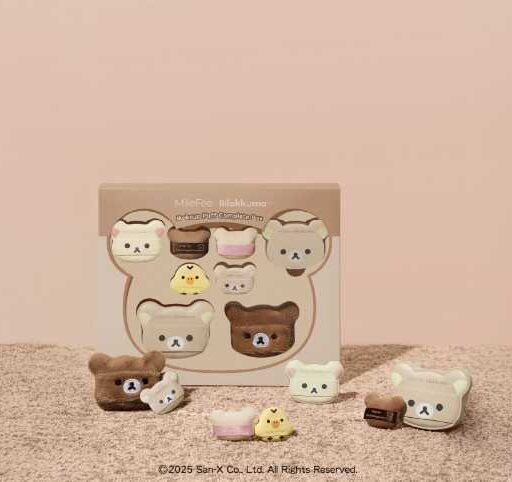 【ミルフィー】リラックマパフシリーズが数量限定で登場♡コンプリートBOXも必見