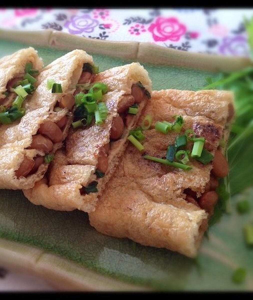 おうちで居酒屋風おつまみ「油揚げ×納豆」の黄金コンビで速攻1品！