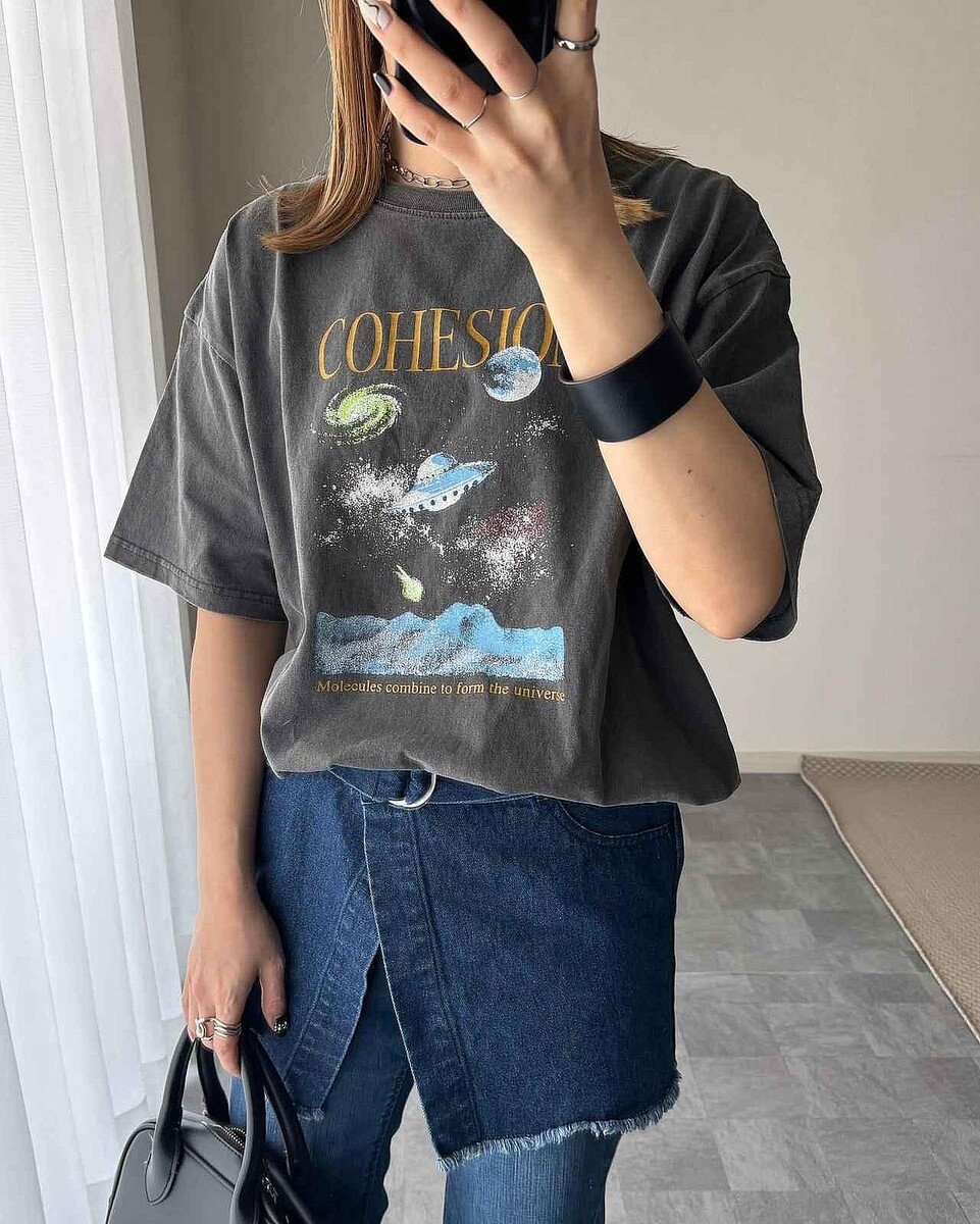 「センスいい！」褒められそう♡【しまむら】大人の即戦力♡「ロゴTシャツ」