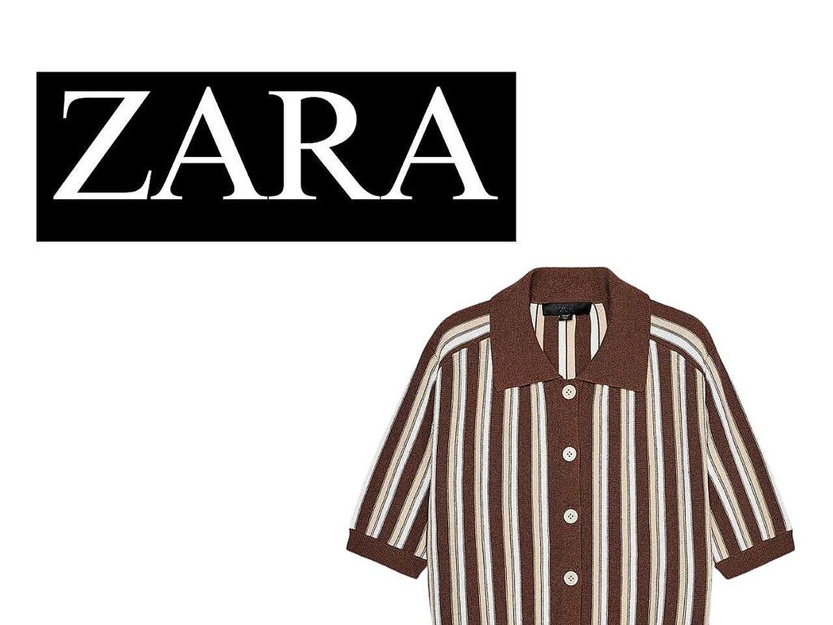 あえての“こっくり感”がオシャレ！【ZARA】40・50代が頼れる♡「茶系ポロニット」