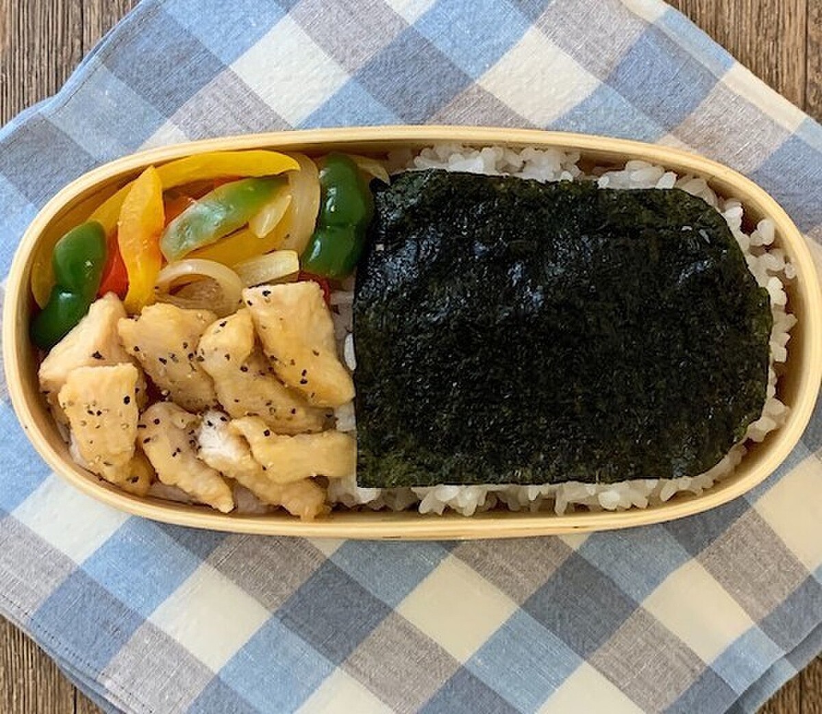 ◯◯するだけ！醤油しみしみ「のり弁当」の作り方