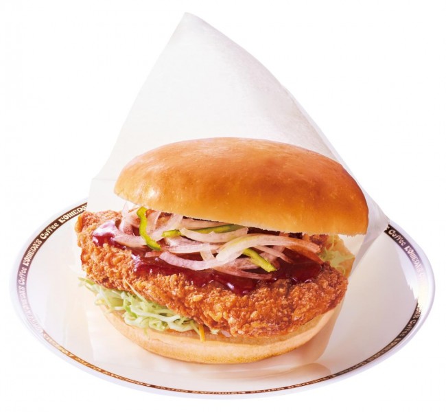 コメダ珈琲店「鶏タツタバーガー」が復活！ 生姜醤油ソースが香るさっぱり＆コク深い一品