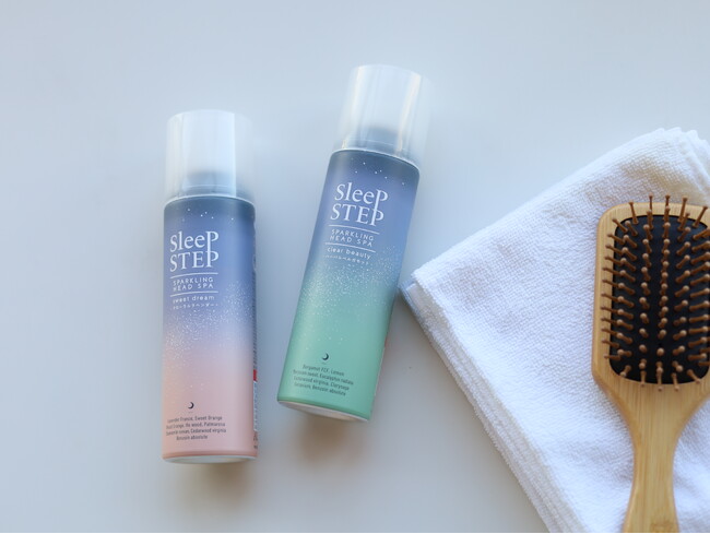 眠りとお風呂の専門家が監修！ここちよい眠りをサポートする「SLEEP STEP」シリーズからパチパチ弾けるSLEEP STEP炭酸ヘッドスパが登場！