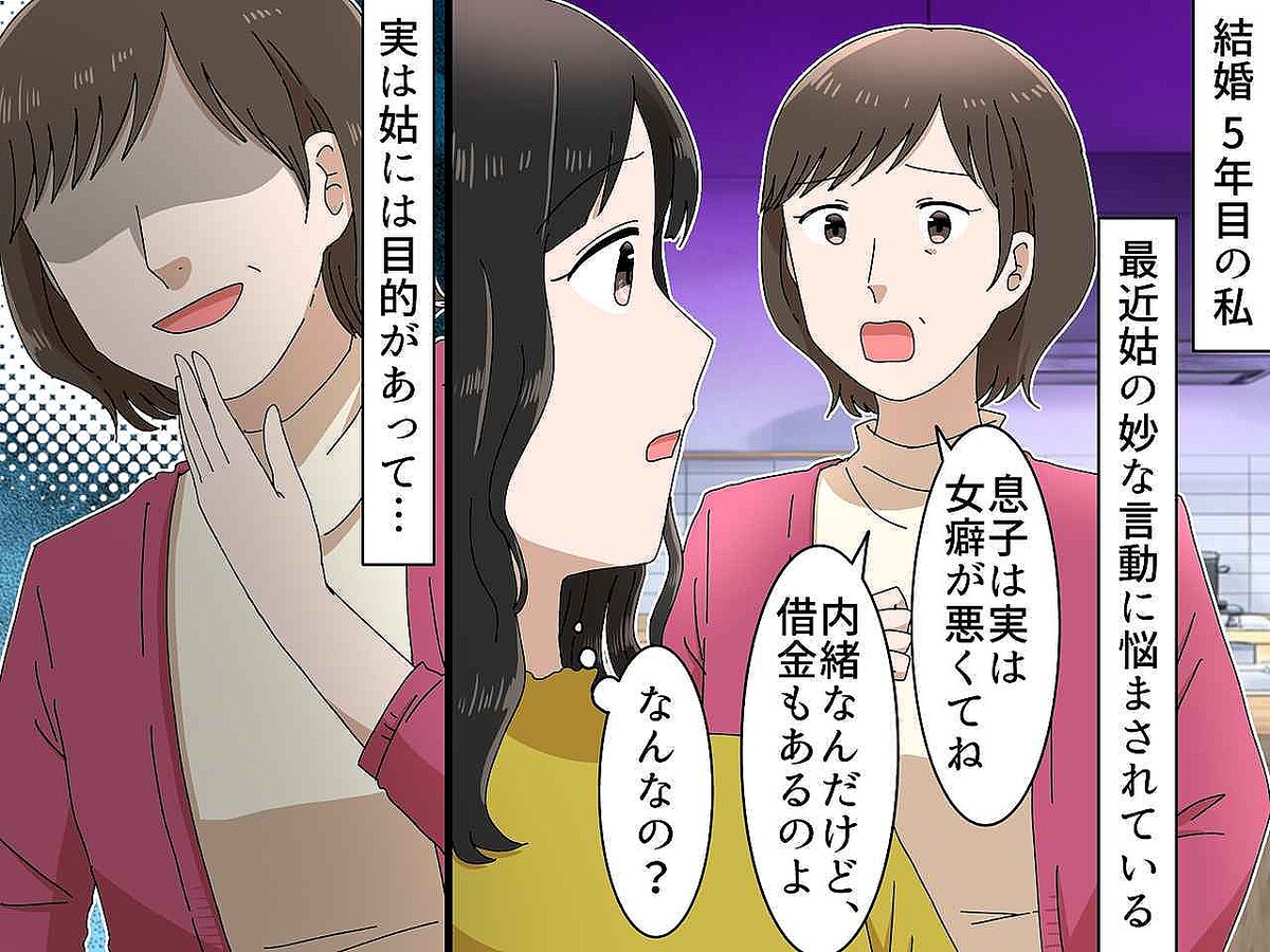 姑「息子が結婚したのは、あなたの実家が裕福だからよ」吹き込まれる【夫の悪口】→ 真実を知り、ゾッ