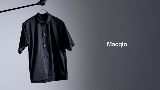 GWに起こりがちな男性の服の悩みをすべて黒で塗りつぶせ！“黒×高機能”アパレル「Macqlo」4/29(火)よりジェイアール京都伊勢丹にて期間限定ショップをオープン!