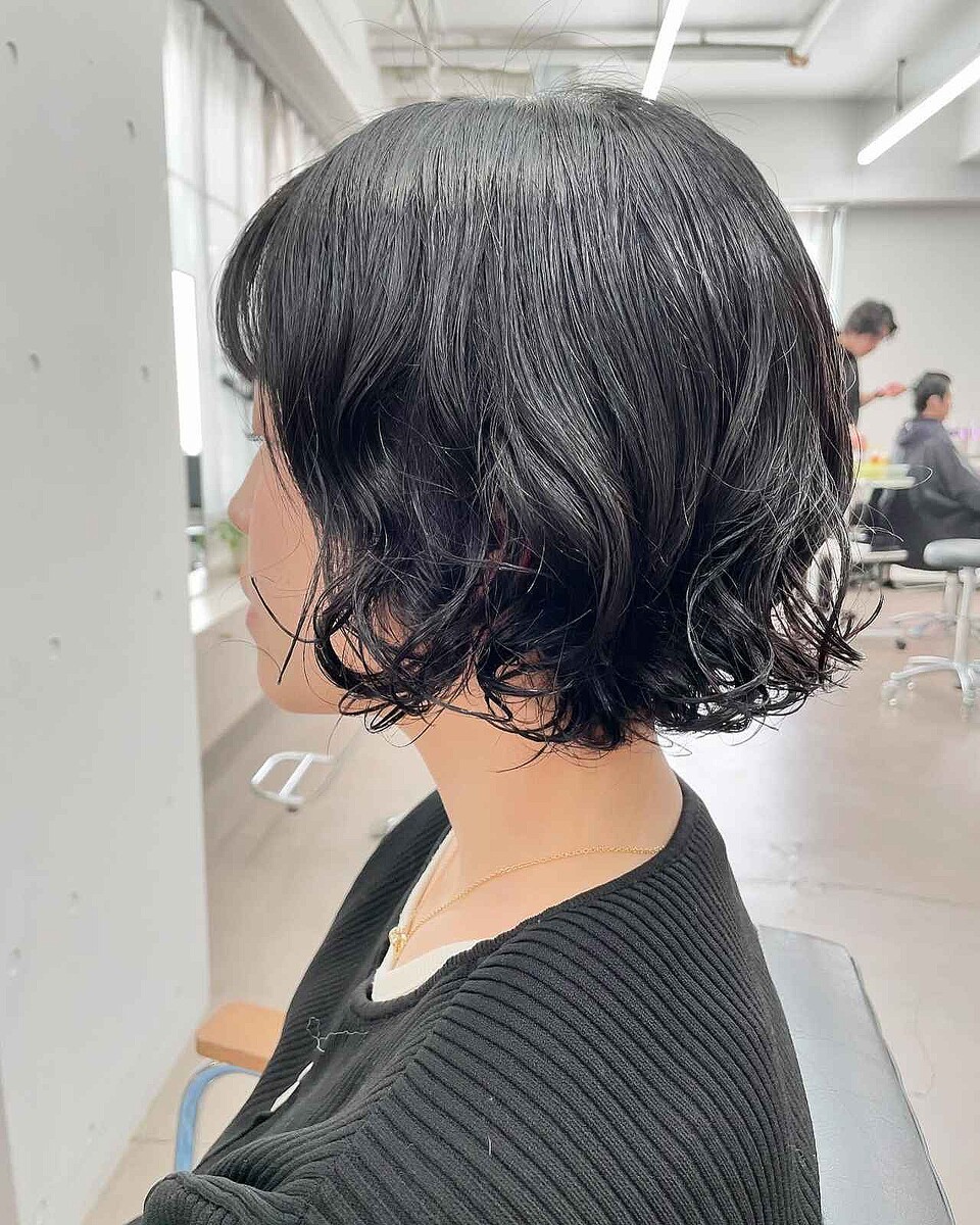 薄毛ごまかせる♡【40代】頭の形ふっくら「ショートボブ」が大人可愛い!