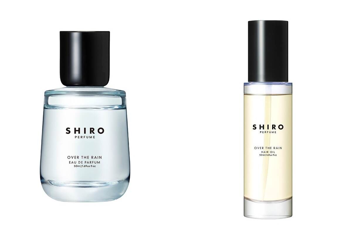 SHIRO「雨上がりの空」着想の25年夏フレグランス、ハニーフローラルのユニセックス香水&ヘアオイル