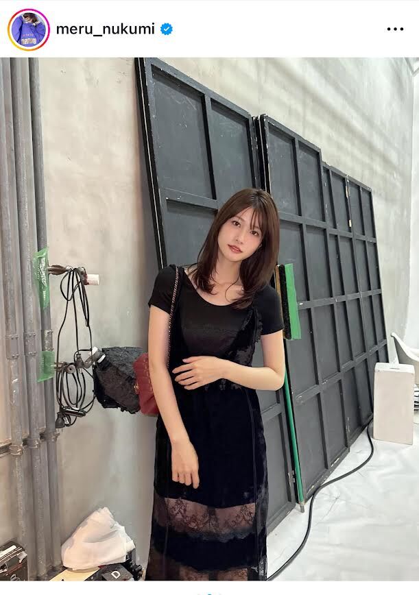 「すごく色っぽくて素敵」めるる、美脚がチラリ…“オトナ”な雰囲気の私服姿に「綺麗」「かっこいい」の声