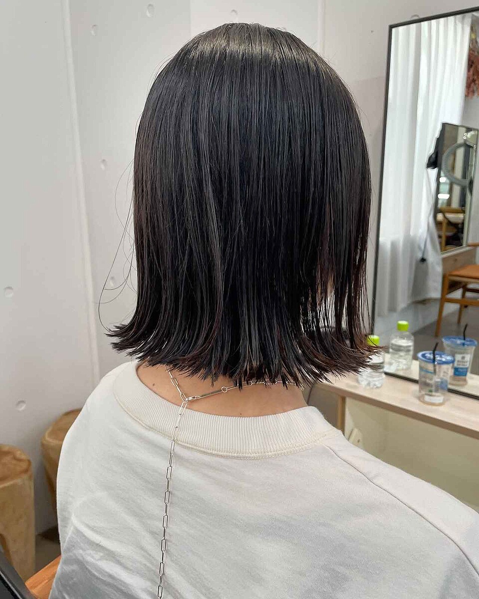 【40代】に似合う髪型って?→ ナチュラルなこなれ感♡【あご下ボブ】が正解かも!