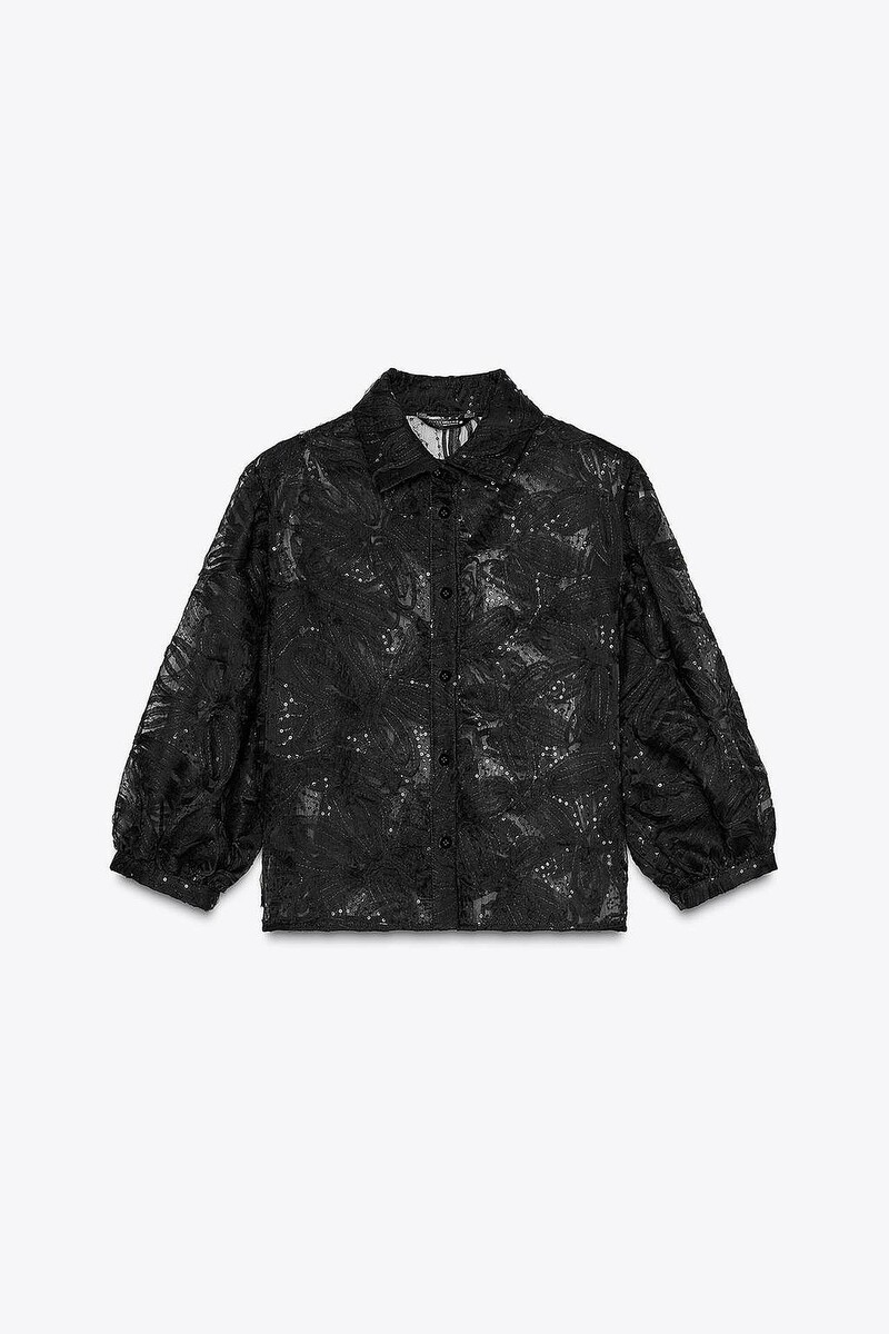 ガバッと着るだけ → おしゃれ上級者見え!【ZARA】キラキラ可愛い♡「主役級トップス」