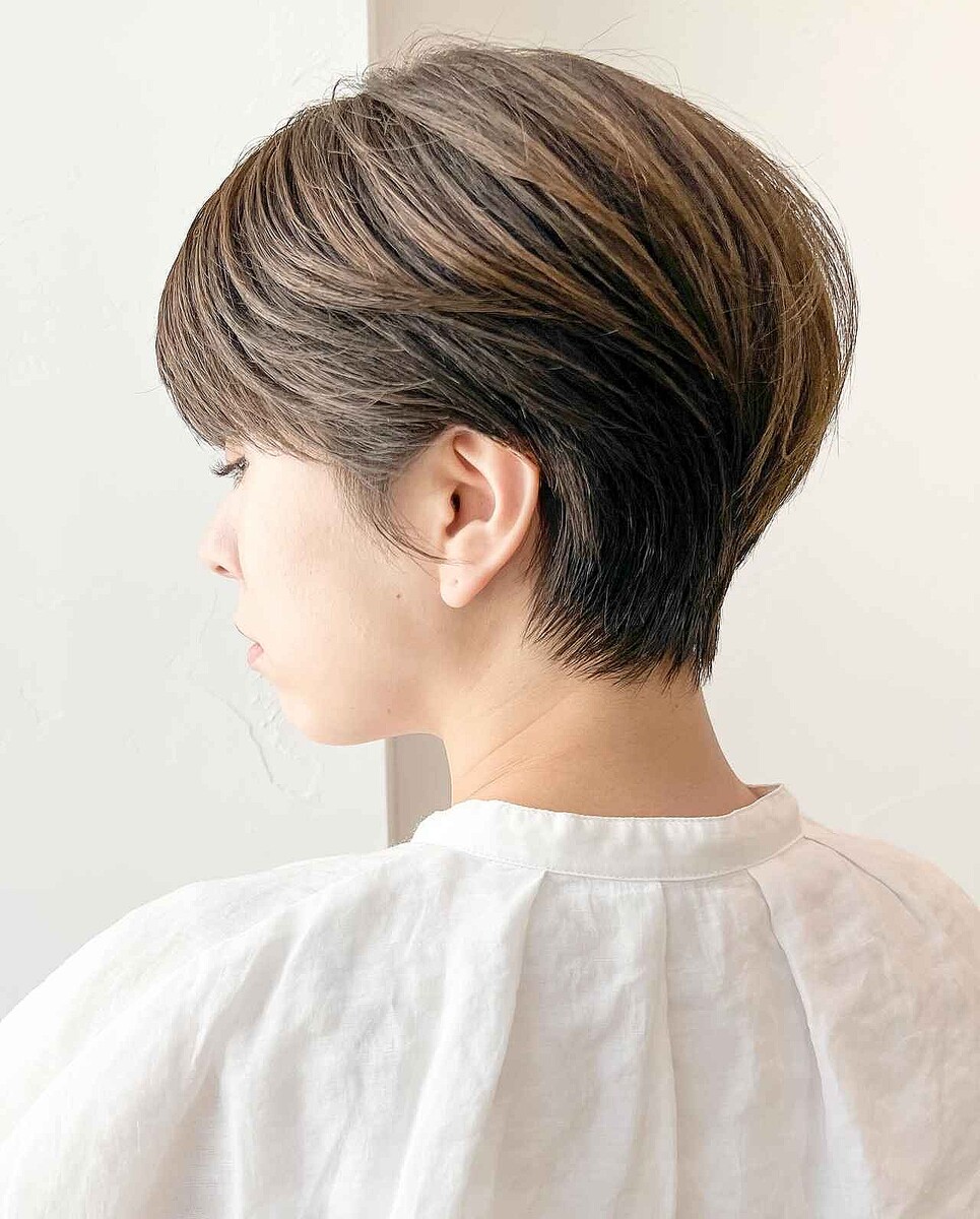 後頭部のボリュームが、、(泣)→ 大人が似合う「丸みショート」で大解決ッ!!
