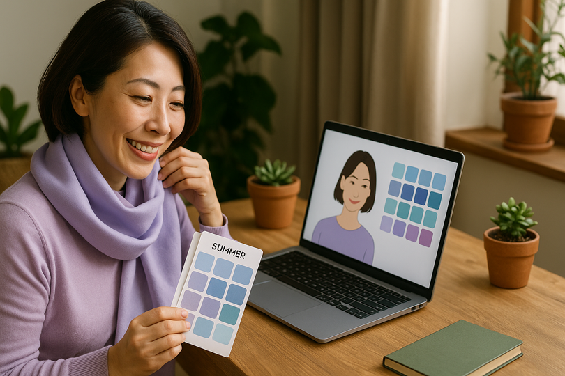 ChatGPTでパーソナルカラー診断。断捨離もECショッピングも捗る
