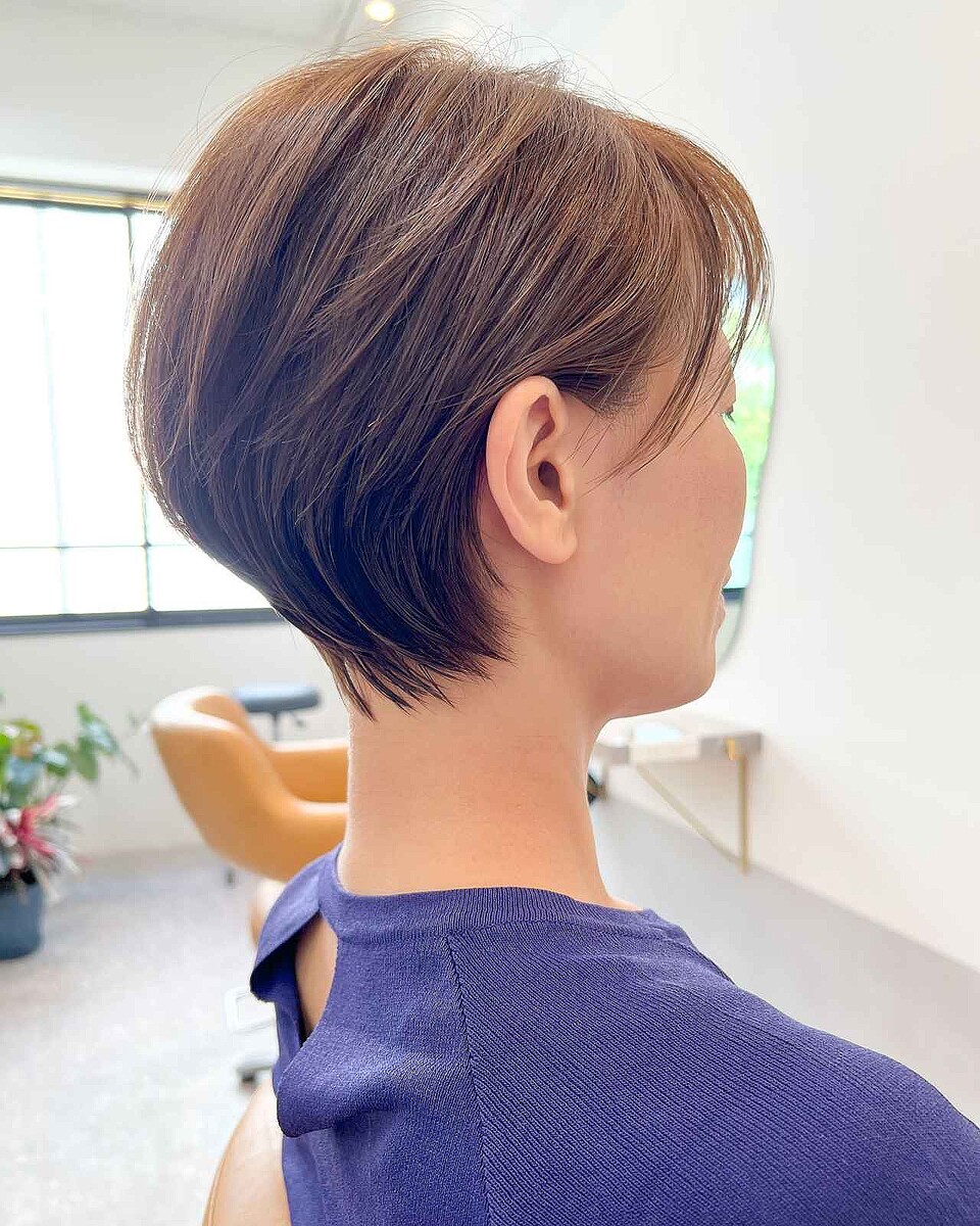 「気づけば髪がペッタンコ」→【40・50代】は「美シルエットショート」でお悩み解決♡
