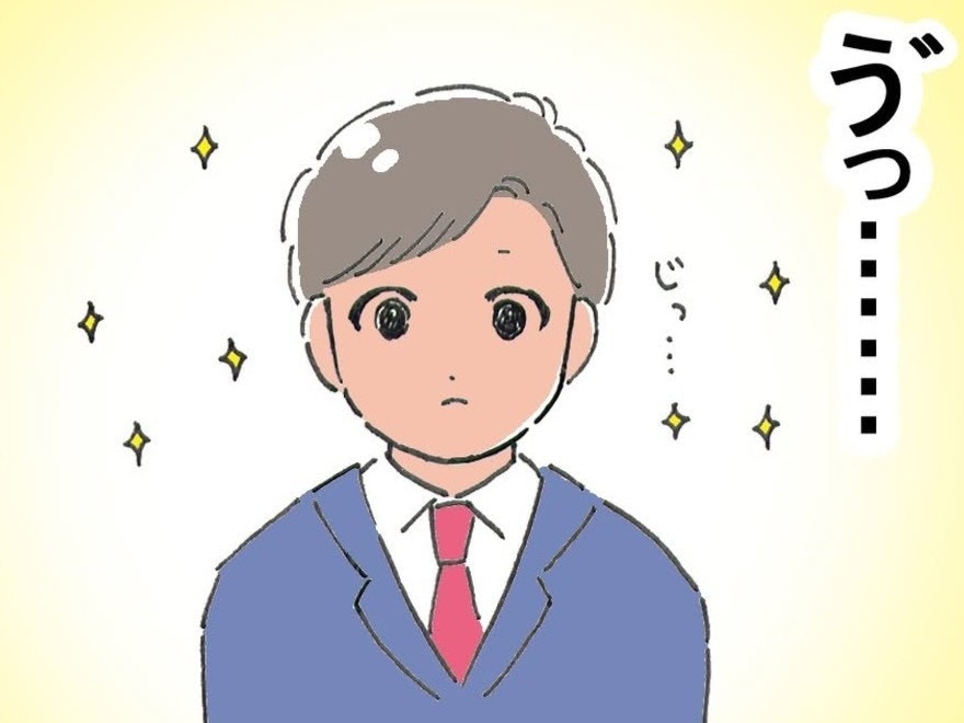 オーラがヤバい…。イケメンに見つめられ言葉を失う｜ドルオタが現実で恋をした【ママリ】