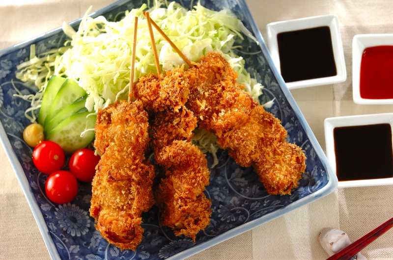 【今日の献立】2025年5月11日(日)「定番の串カツ」