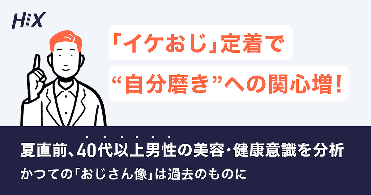 美容ケアの一環として「ニオイ対策」をする男性の割合は?