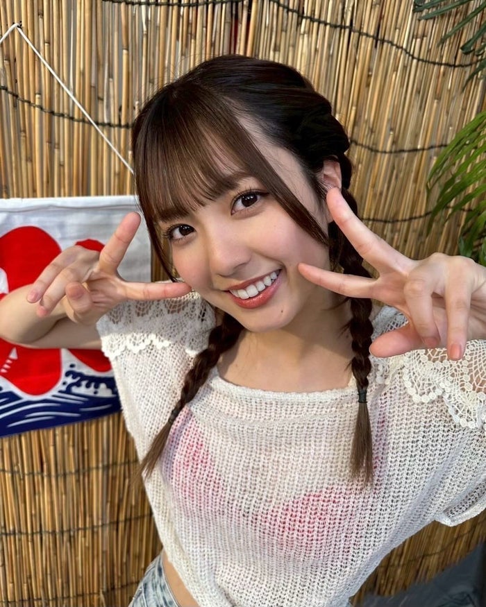 堀口真帆、美脚際立つミニ丈コーデ「スタイル抜群」「可愛い」