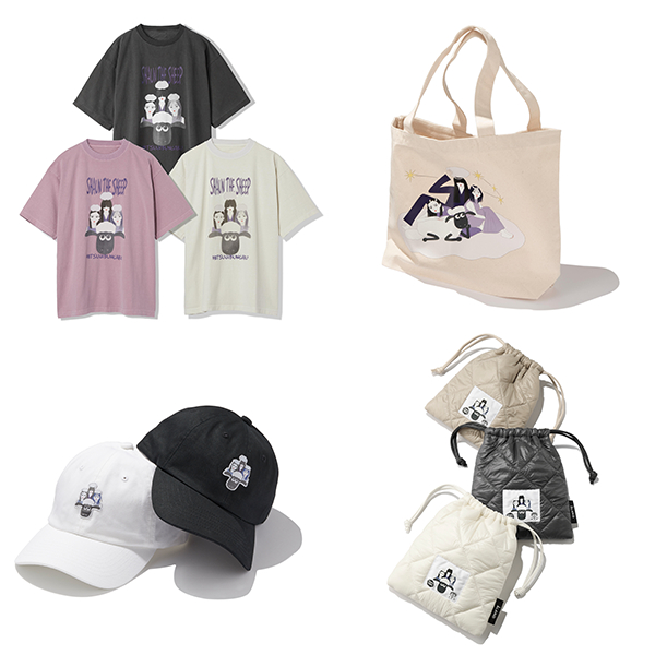 「ひつじのショーン×羊文学×and ST」豪華なトリプルコラボが実現!お気に入りを見つけてゲットしよ