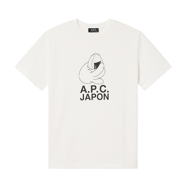 “おにぎり”や“枝豆”モチーフがかわいい!「A.P.C.」からユニークな日本限定Tシャツやトートバッグが登場