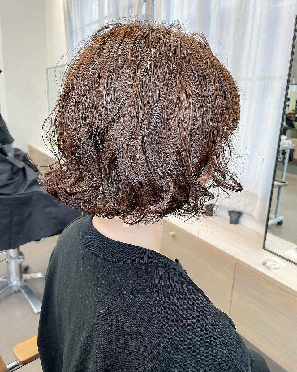 ″動きのある髪″ってこんなに若見え!? 大人の【パーマ】って大正解かも、、♡
