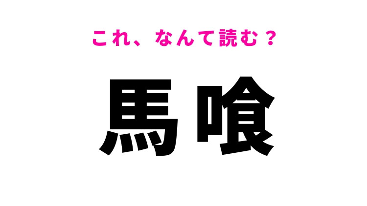 【馬喰】はなんて読む?職業に関する言葉!