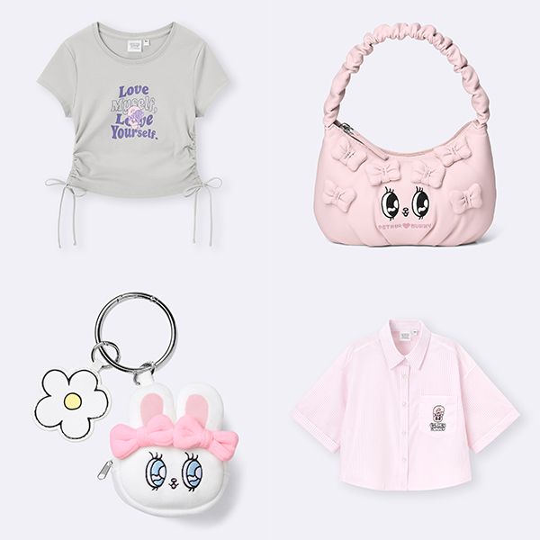GUが人気キャラクター「エスターバニー」と初コラボ!かわいすぎるミニバッグ&チャームは絶対ゲットしたい