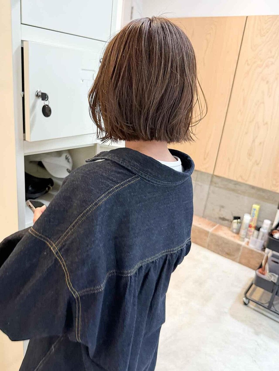 即こなれ & 快適!!【40・50代】暑い夏は「ぷつっとボブ」にしない?