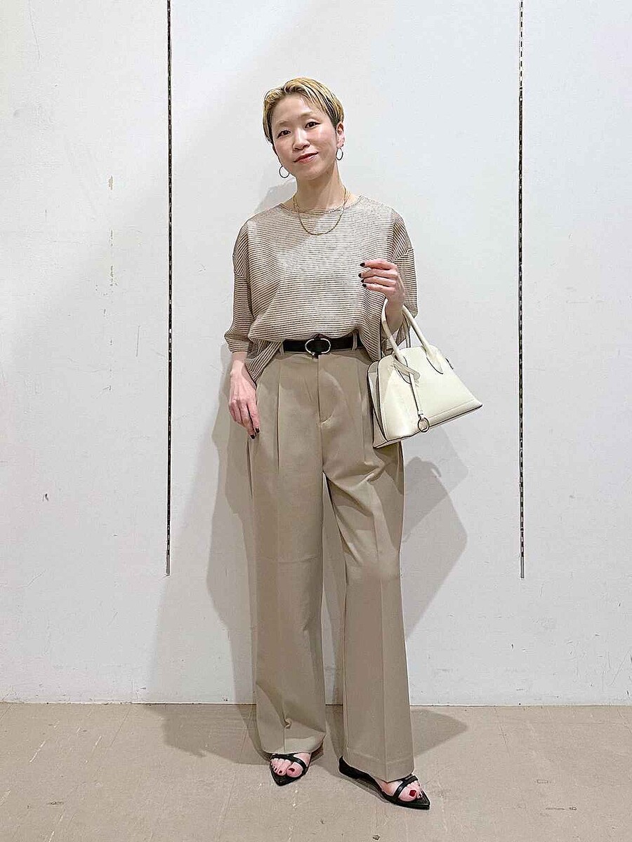「ワイドパンツ苦手」な大人へ!【グローバルワーク】即マネしたい♡「きれいめコーデ」