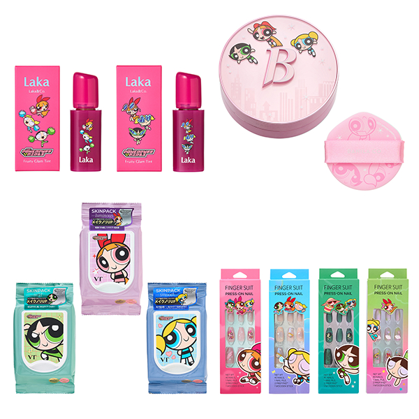 LakaやLUNAなど、人気コスメが『パワーパフ ガールズ』版で登場。PLAZAでゲットできるから要チェック!