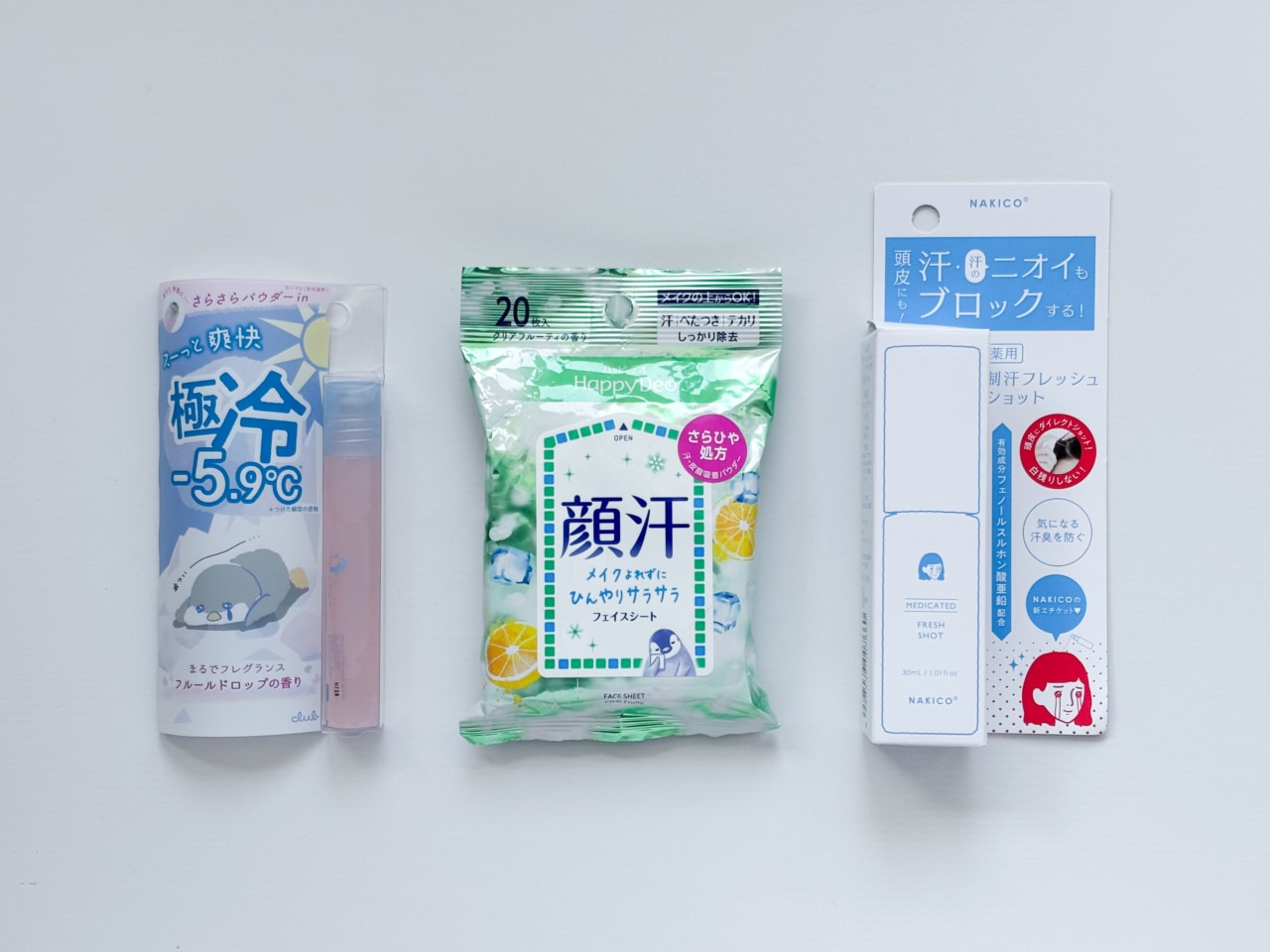 【ひんやり冷感アイテム3選】汗・皮脂崩れブロック、頭皮のにおいケアで夏を制す!