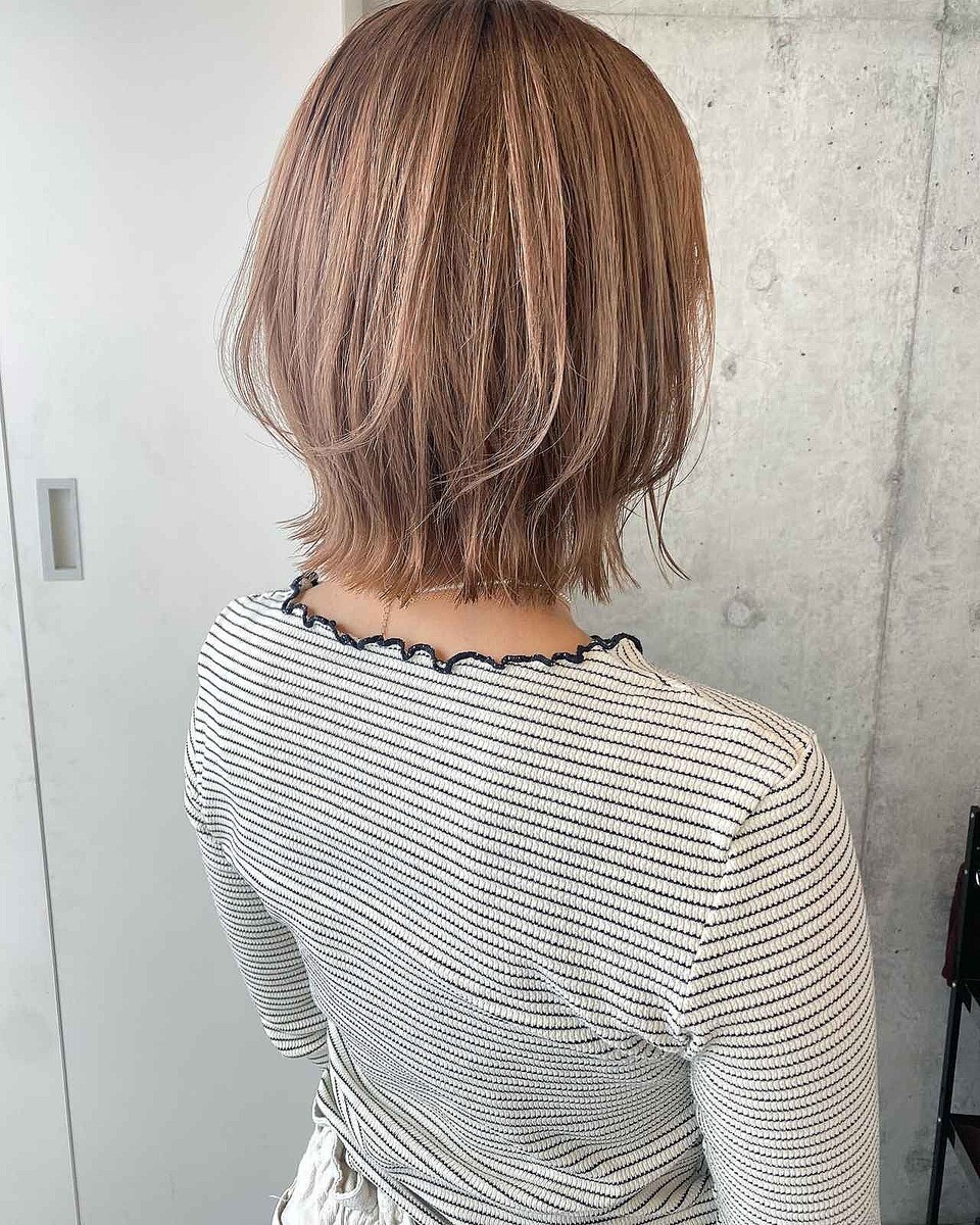 【40・50代】涼しげ & 若見え!「ウルフボブ」で夏のイメチェン大成功カモ♡