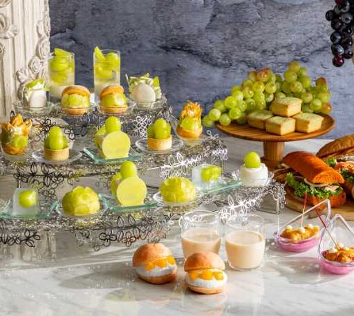 ヒルトン東京お台場で楽しむ♡秋限定シャインマスカットアフタヌーンティー