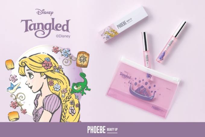 PHOEBE BEAUTY UP、「まつ毛美容液」にラプンツェルが描かれたディズニー限定デザインが登場!