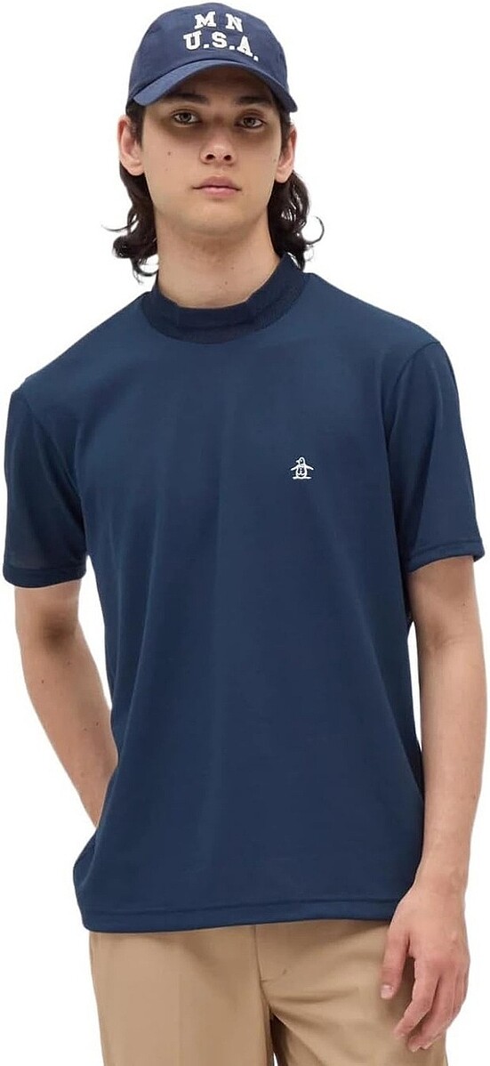 吸汗速乾、UVカット機能付き!スポーティーに決まる【マンシングウェア】のモックネックシャツがAmazonで販売中!