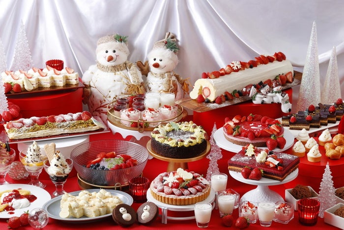 いちご×雪だるまのスイーツブッフェ、ホテル インターコンチネンタル 東京ベイで開催