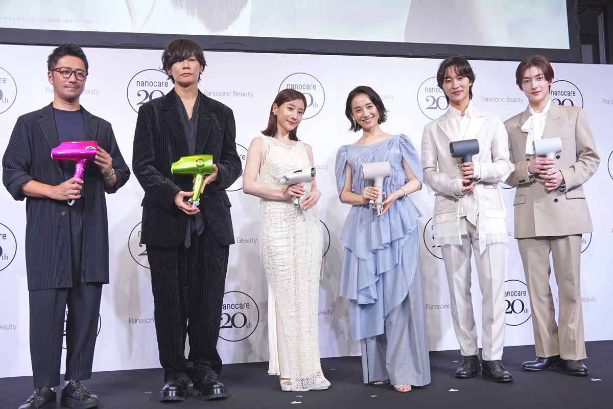 田中みな実の“美髪”の秘訣とは? 川上洋平・篠原ともえ・ROIROMらも語る、パナソニック「ヘアードライヤー ナノケア」の魅力&最新機種の特長