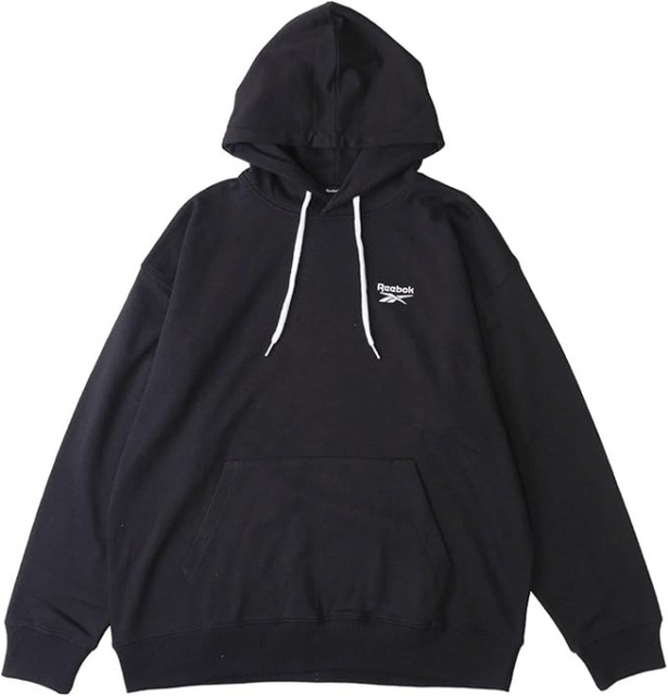 ヴィンテージ風デザインが映える!【リーボック】の裏毛スウェットパーカーで冬も快適に過ごせる Amazonで販売中!