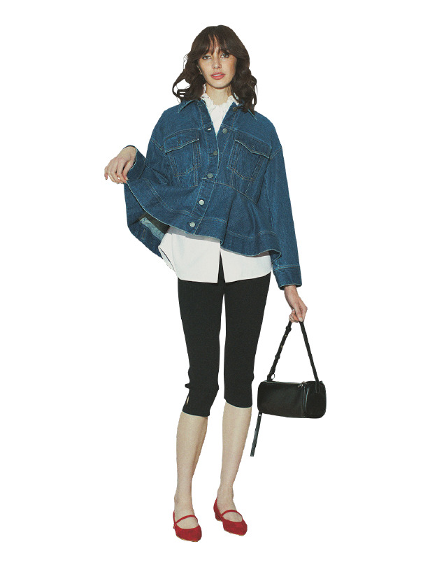 【明日なに着る?】ブラウスのような「可憐なGジャン」