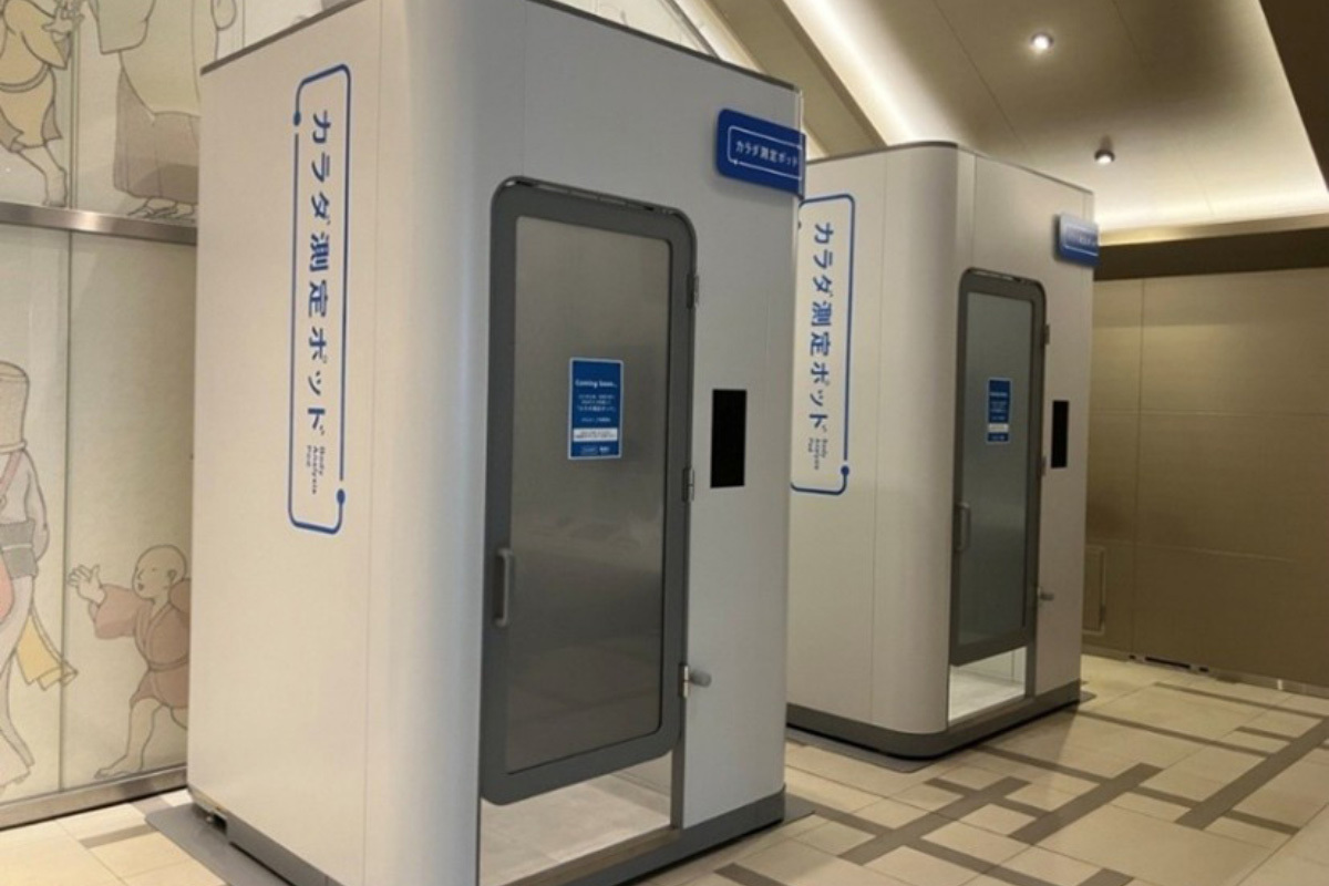 大阪・関西万博で話題を集めた「カラダ測定ポッド」が日本橋に登場