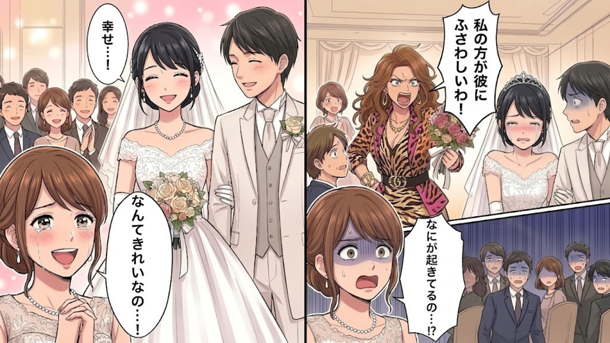 【結婚式】「私のほうが彼にふさわしい!」披露宴に見知らぬ女性が現れて…【まさかの修羅場】に!?