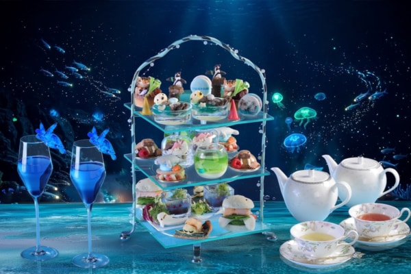 ラッコ&ジュゴンのスイーツがかわいすぎ! シェラトン都ホテル大阪、鳥羽水族館コラボのアフタヌーンティーを開催